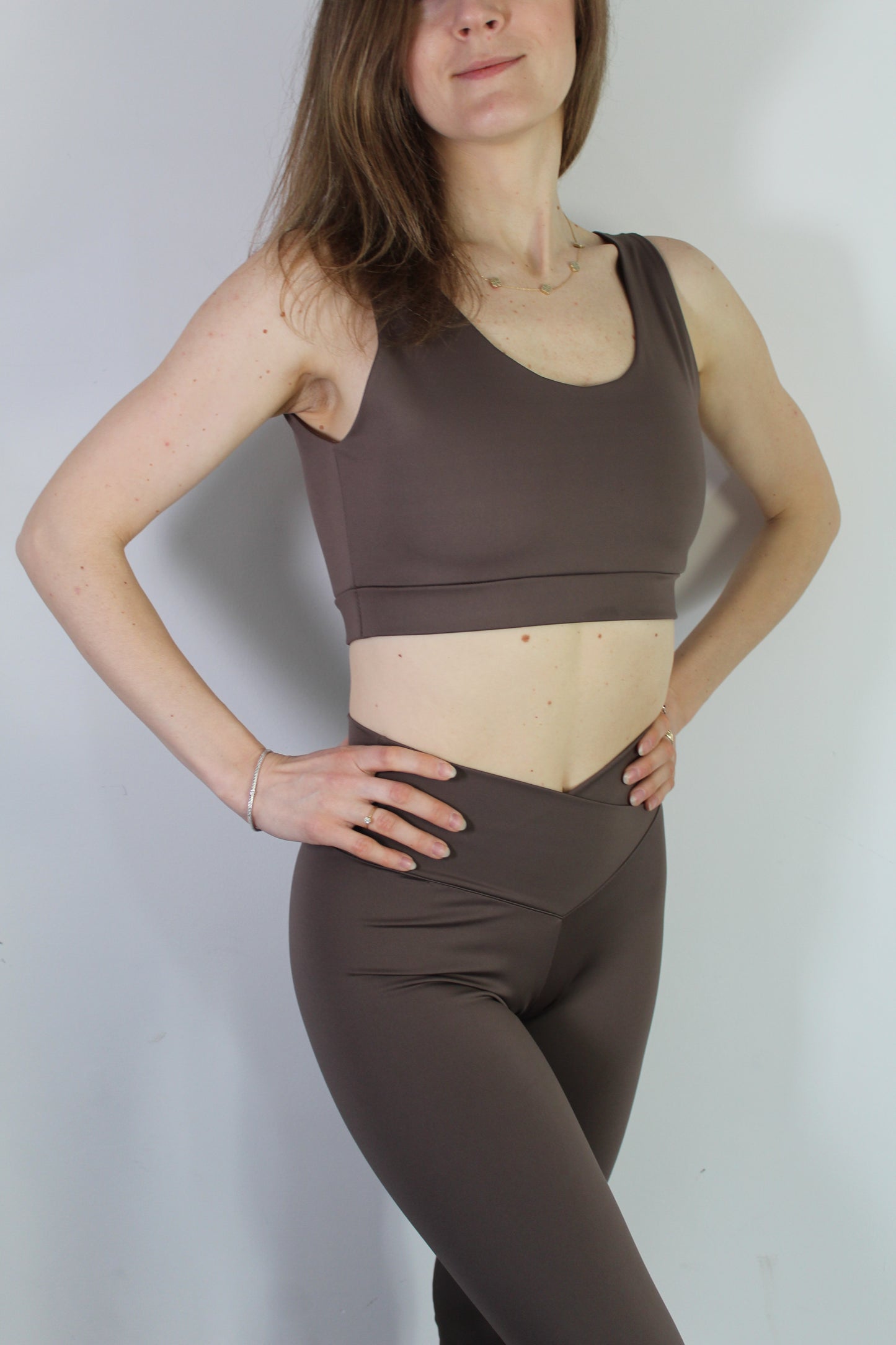 Legginsy Aura Mokka